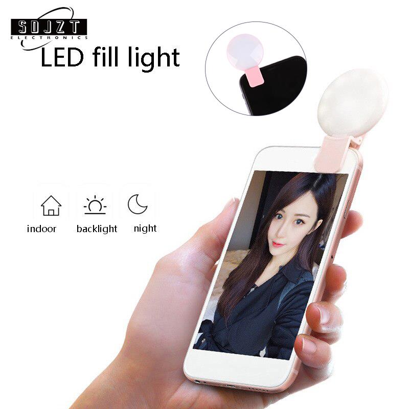 Mobile Phone LED Selfie Ring Light Portable Mini Portable Selfie Ring Light Clip Led Selfie Lamp Flash Mobile Phone Fill Light