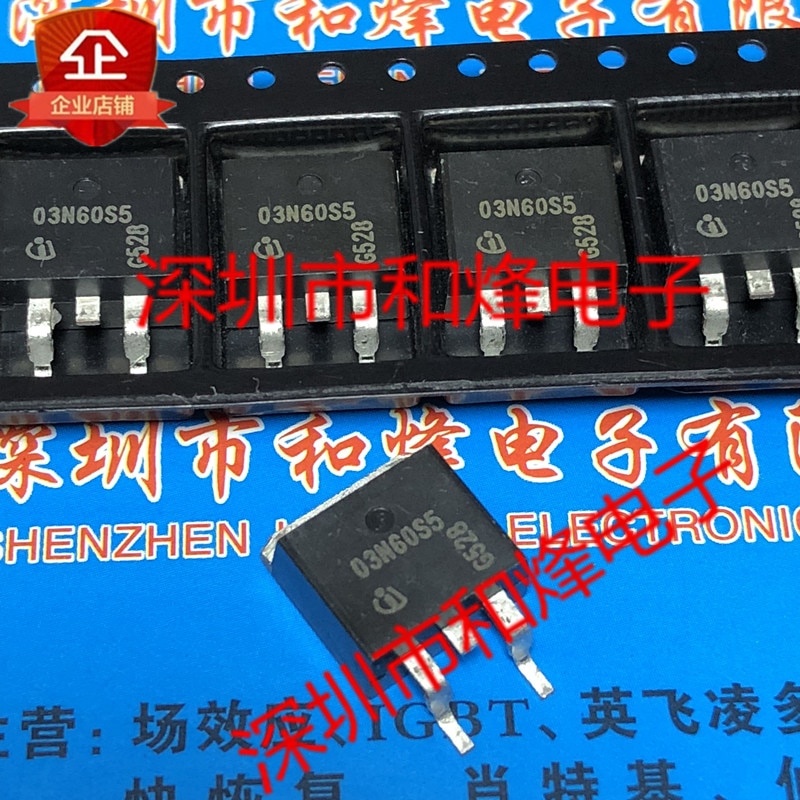 30pcs original new 03N60S5 SPB03N60S5 TO-263 600V 3.2A
