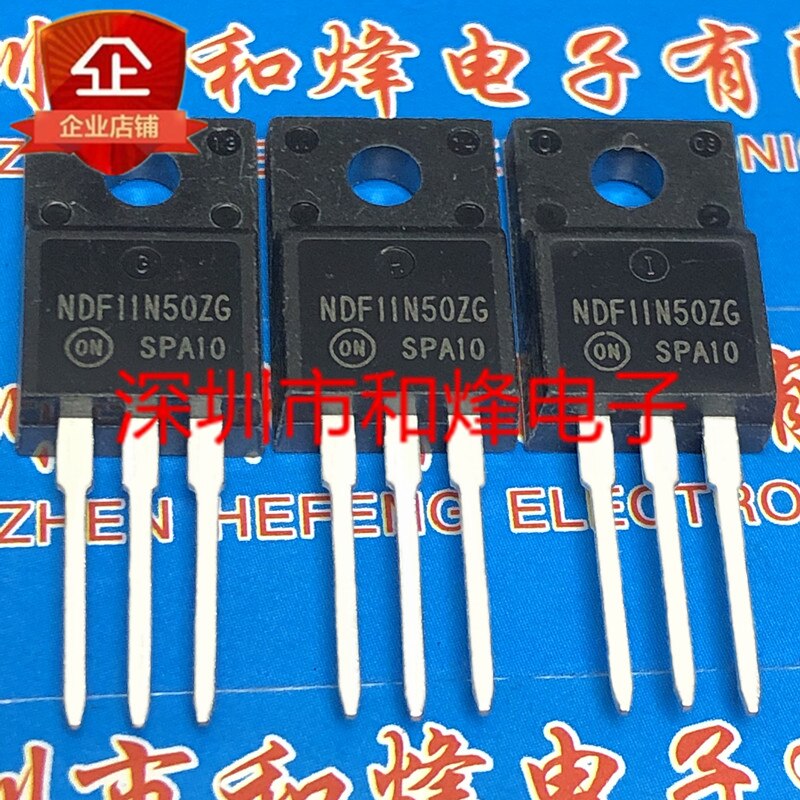 30pcs original new NDF11N50NZ TO-220F 500V 11A