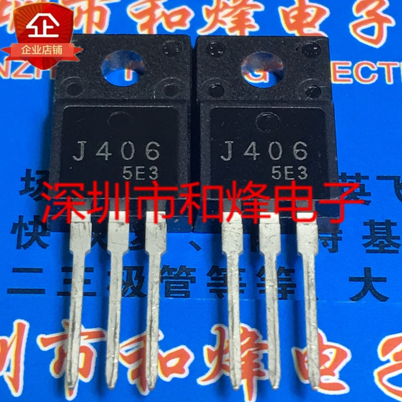 30pcs original new J406 2SJ406 TO-220F -200V -12A