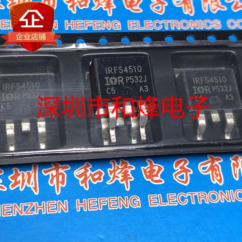 30pcs original new FS4510 IRFS4510 TO-263 100V 61A