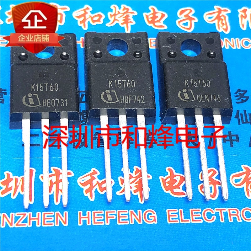 30pcs original new IKA15N60T K15T60 TO-220F 600V 15A