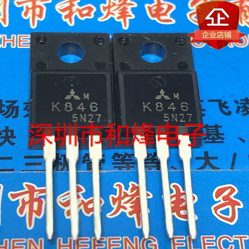 30pcs original new K846 2SK846 TO-220F 900V 3A