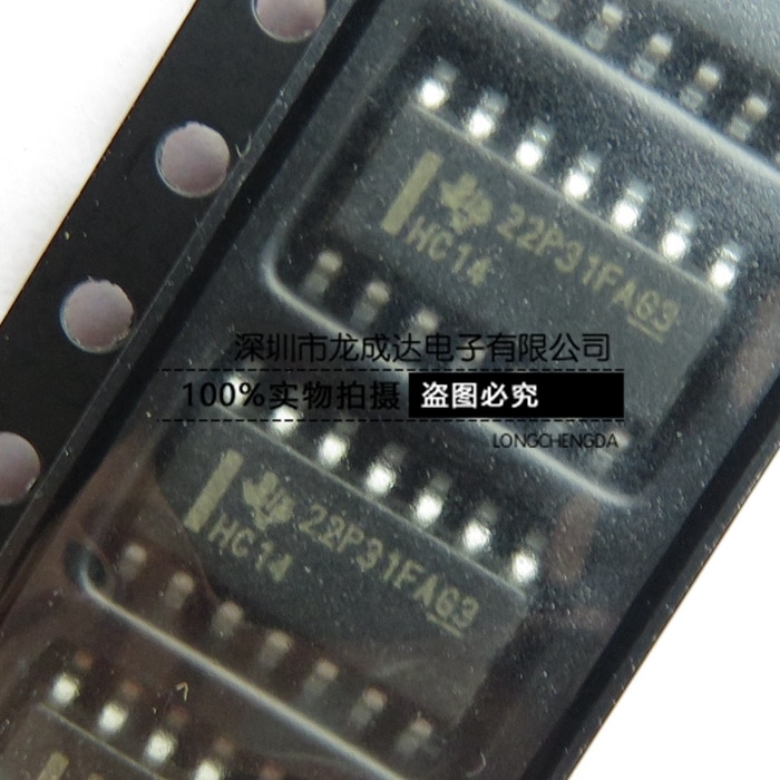 20pcs original new SN74HC14DR 74HC14D HC14 SOP14 inverter chip