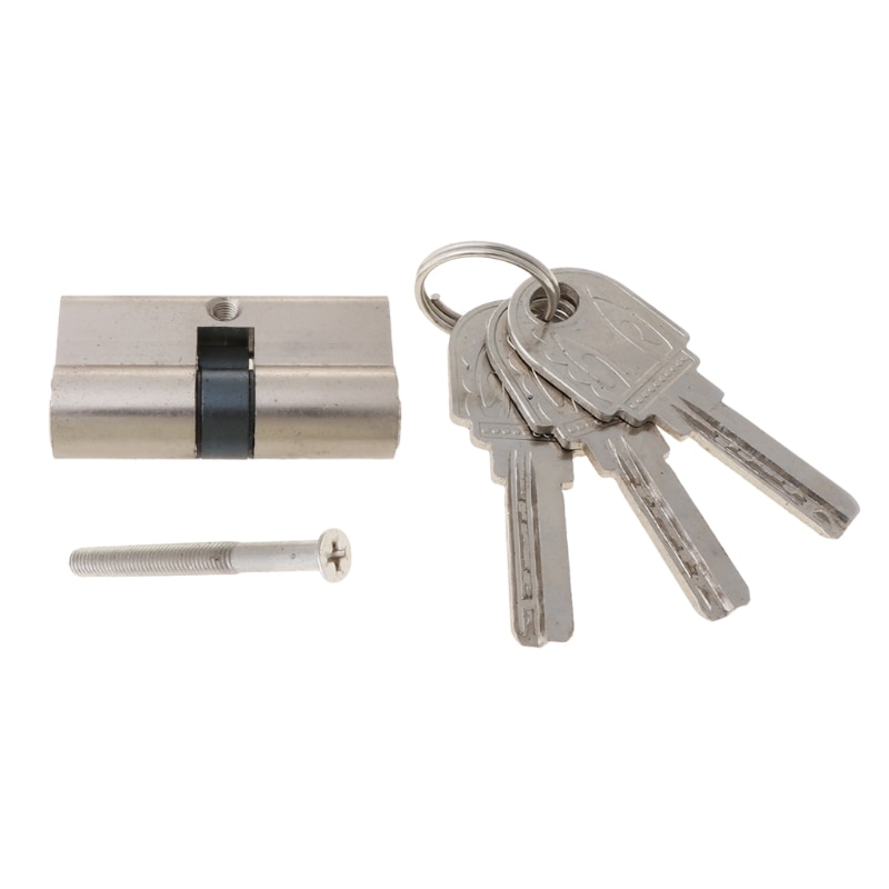 Anti-Theft Door Lock Cylinder with Keys Single Open Cylinder for Wooden Doors