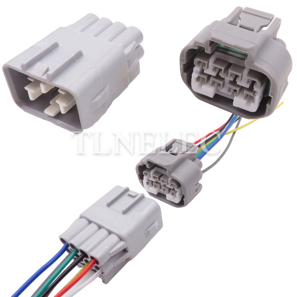 8 Pin Way Auto Lamp Male Female Wiring Cable Connector with Wires Car Headlight Wiring Terminal Sealed Sockets For Toyota