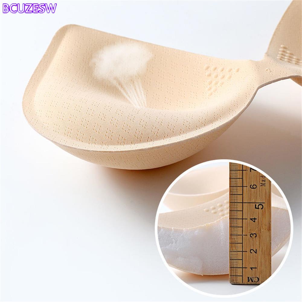 Small Chest, Flat Chest, Thickened Breast Pad, Sponge Latex Breast Pad, Gathered and Enlarged, Sports Bra Underwear Pad Insert