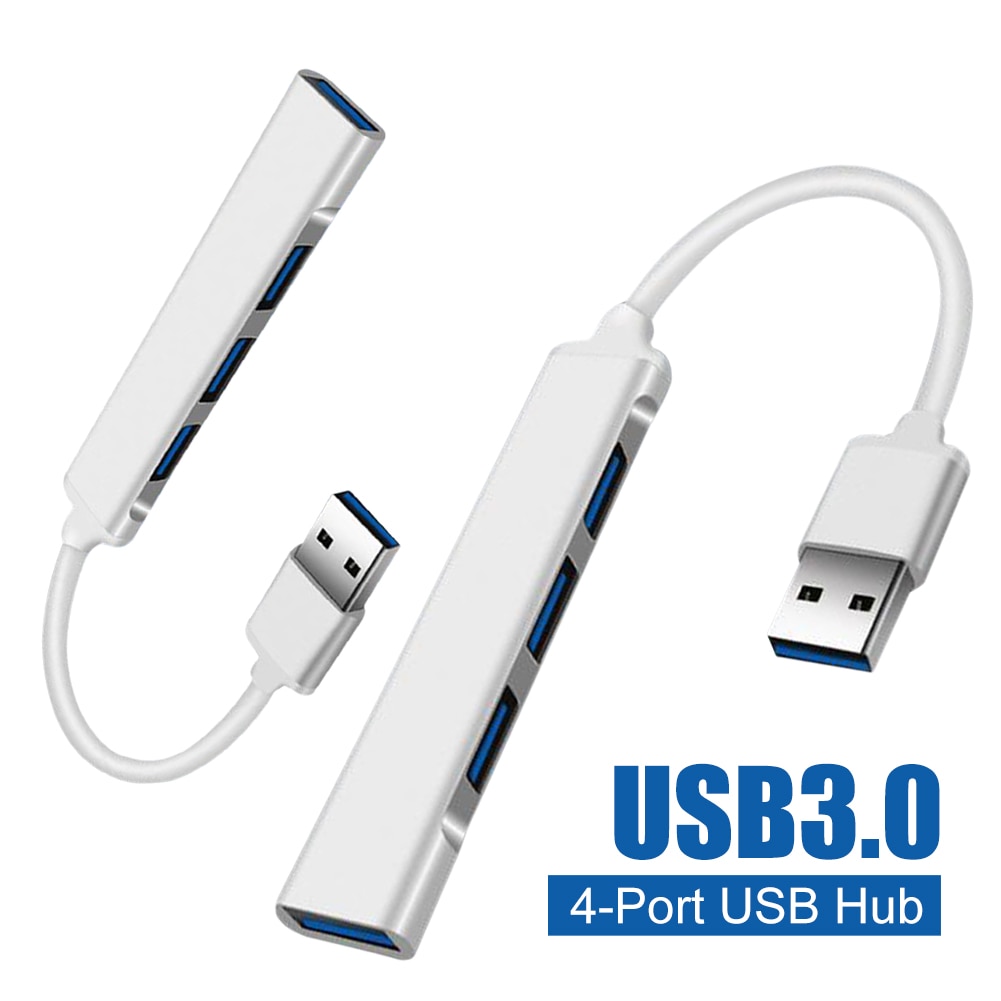 USB Hub 4 Port USB 3.0 Hub High Speed Type C Splitter Adapter USB Expander OTG For Tesla Model 3 Y USB Hub