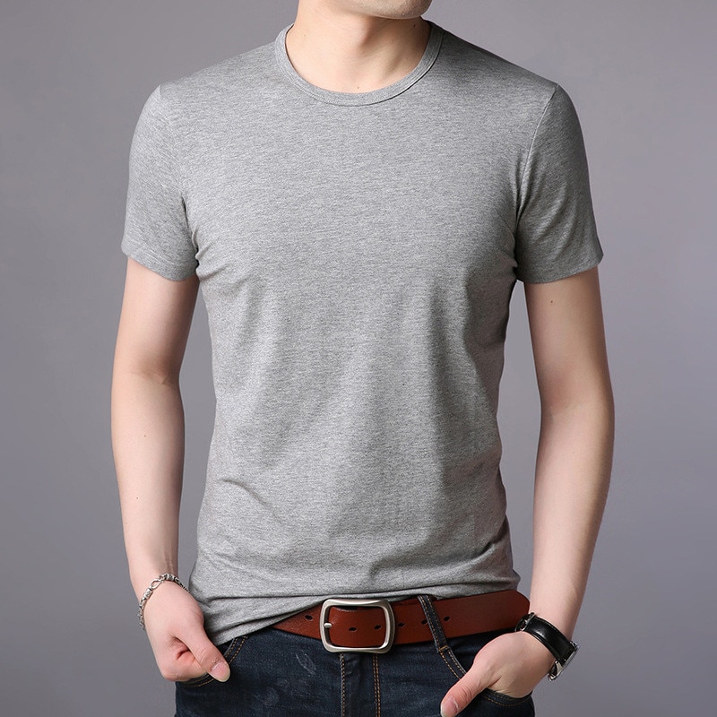 1425 Summer modal cotton short-sleeved t-shirt men's tide brand hot gold ice version of the trend of white half-sleeved c