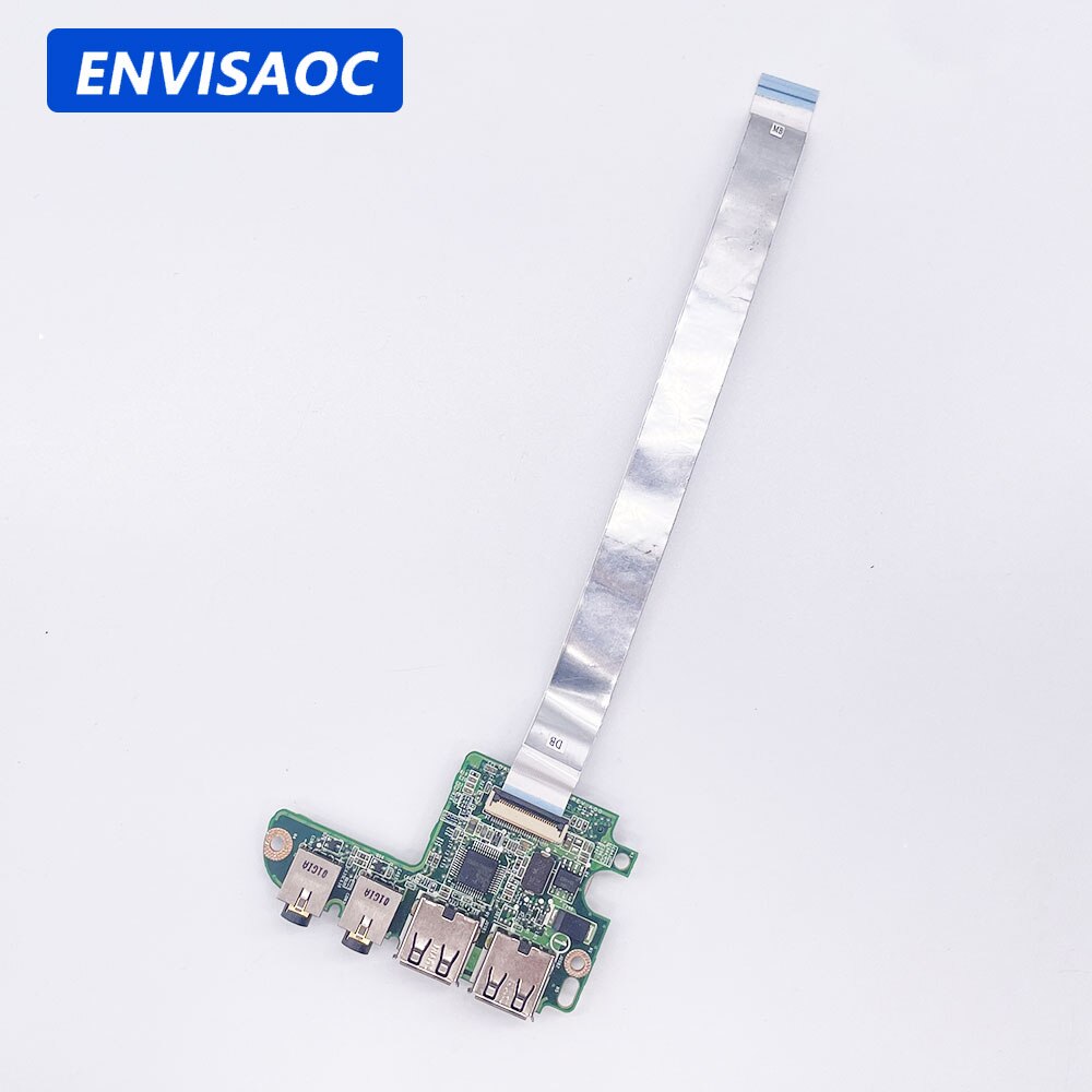 For Dell Inspiron 1764 1564 1464 P09G laptop Card reader USB Audio headphone jack board DAUM3BPI6E0 0Y5XYF