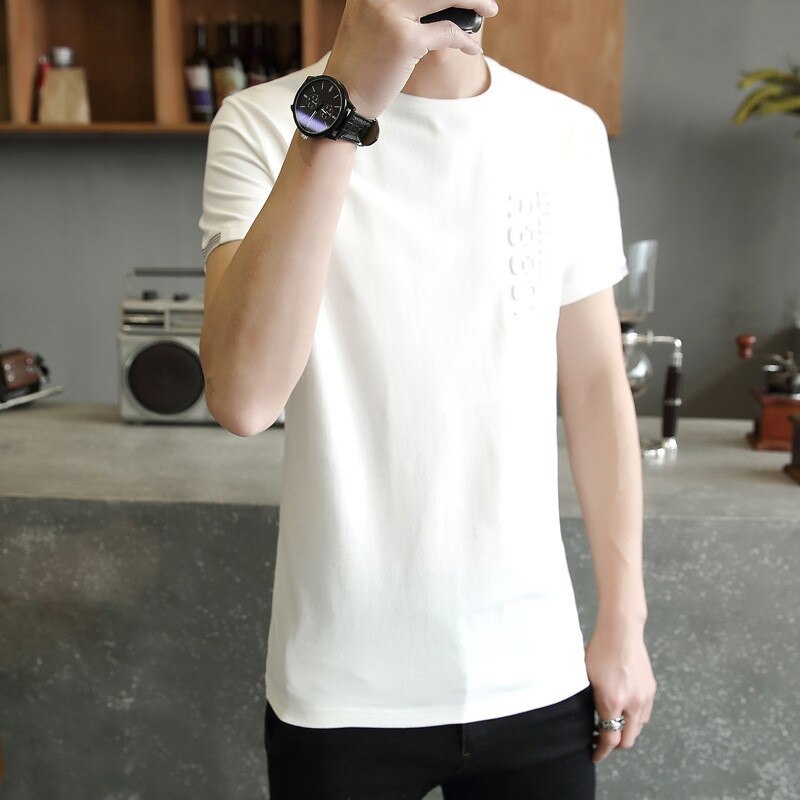 1167 T-shirt men's clothes half-sleeve men's Korean version of the handsome summer dress trend short sleeve