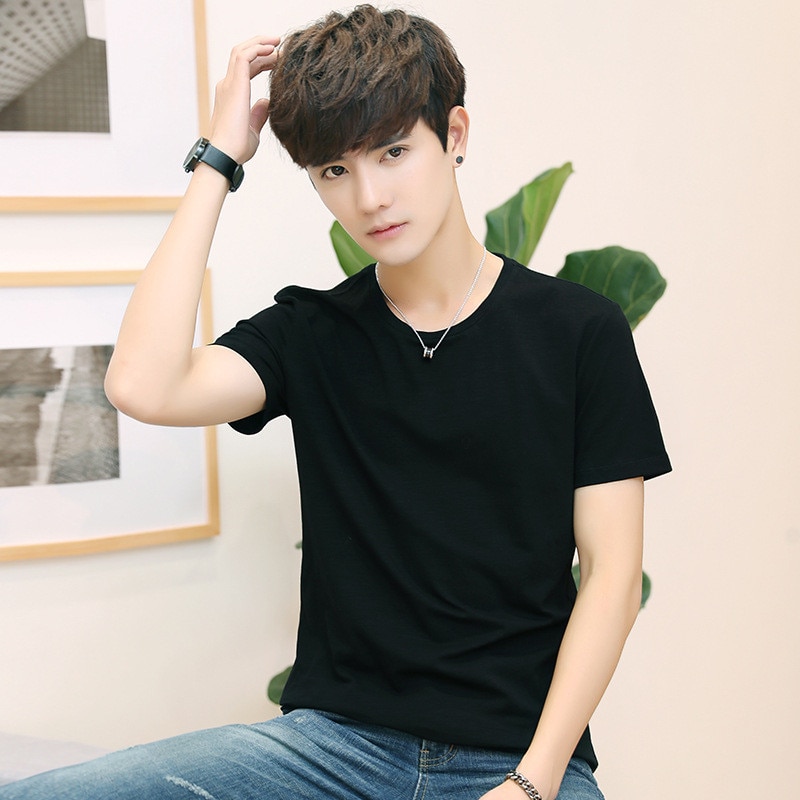 1151 spring and summer new tide round neck short-sleeved T-shirt FASHION