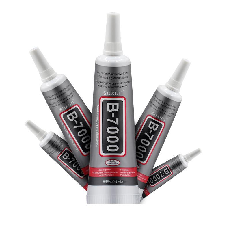 3ml 9ml 15ml 25ml B7000 Glue B7000 for Rhinestones Needles Epoxy Mobile Phone Glass Glue Adhesive DIY Resin Jewelry Repair Glue