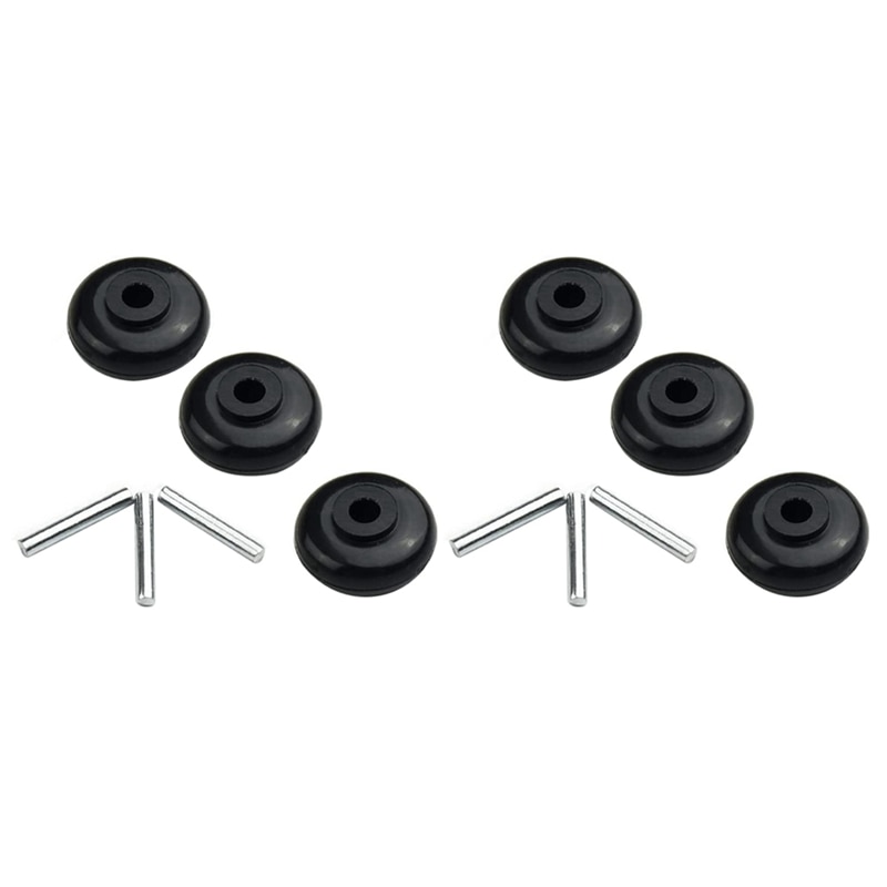 6X Axles And Rollers Motorized Heads Small Shaft Wheels For Dyson Vacuum Cleaner Powerheads Replacement