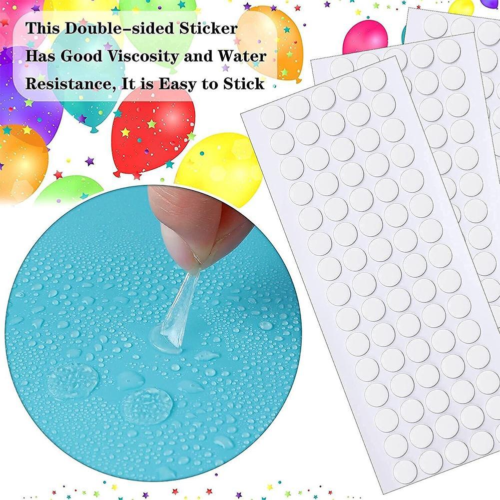 Double Sided Clear Sticky Removable Dots Stickers Round Putty Clear No Trace Sticky Tack For Festival Decoration 20mm/15mm