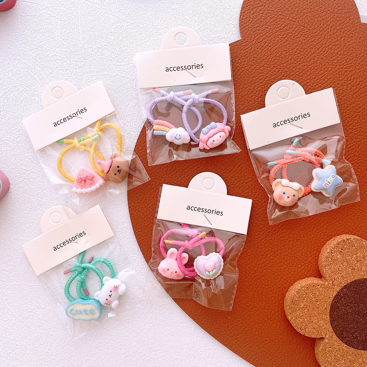 Hair Pin Bow Knit Fabric Princess Hair Clips for Children Baby Girls Headwear Kids Hair Accessories