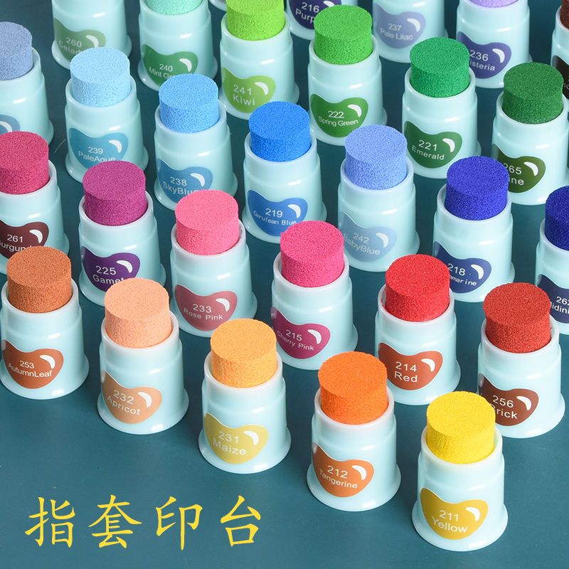 Chinese style exquisite printing platform broad bean printing table rubber chapter hand account distress ink stempelkissen
