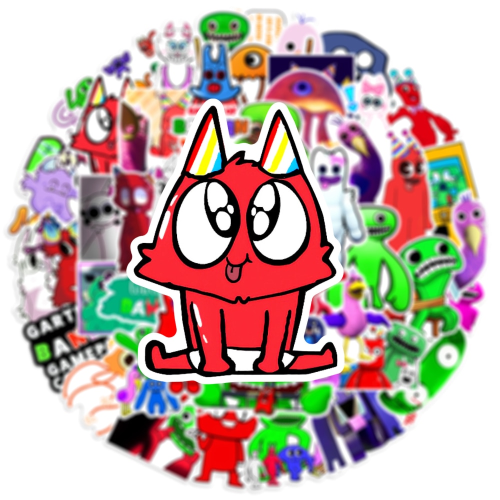 10/50pcs Cartoon Classic Garten of Banban Stickers Motorcycle Notebook Computer Car DIY Children Toy Guitar Refrigerator F5