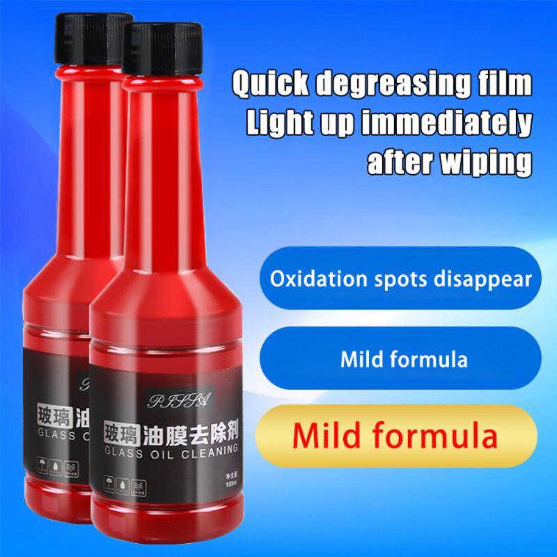 150ML Car Glass Oil Film Remover Front Windshield Cleaning Remove Oil Film Net Cleaning Agent Car Wiper Glass Oil Film Remover