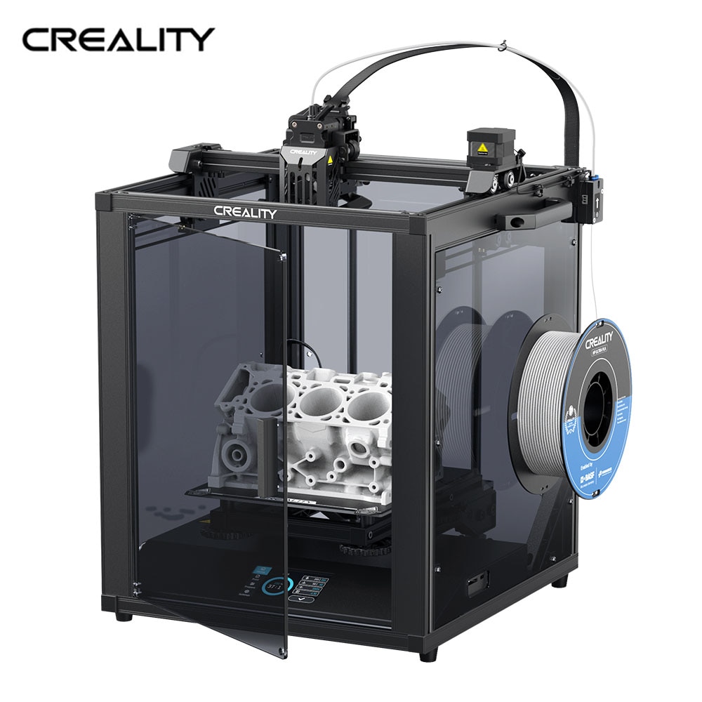 CREALITY 3D Ender-5 S1 Acrylic Enclosure 3D Printer Parts Translucent Black Constant Temprature Noise Reduce Dust Proof Cover
