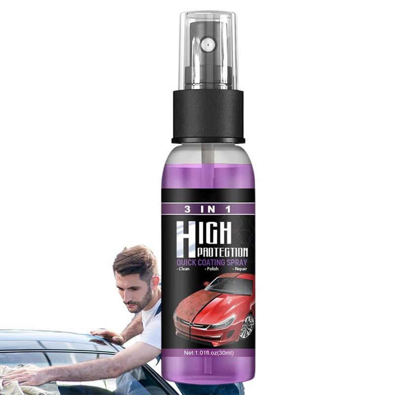 100ml Car Quick Coating Spray 3 In 1 Ceramic Coating Car Wax Polish Spray Car Cleaning Coating Spray Paint Repair Car Supplies