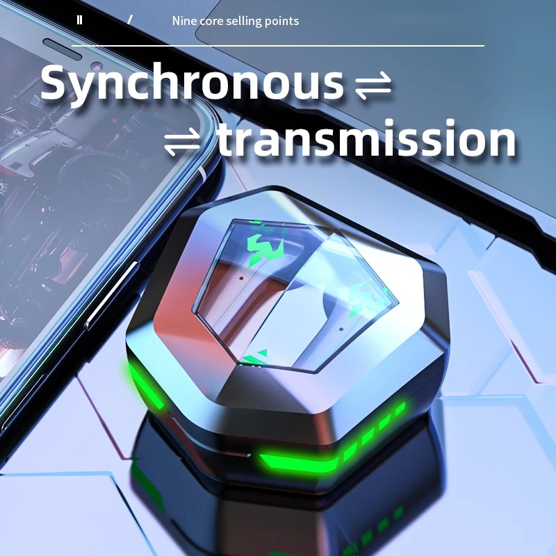 N35 Earphone Bluetooth 5.2 TWS Sports Outdoor Headset Wireless Headphone Earbuds Ear For Smart Phone Xiaomi Samsung Games Music