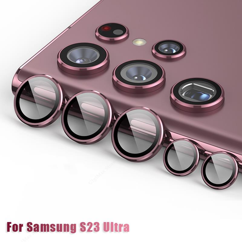 Lens Cover For Samsung Galaxy S23 S22 Ultra S23 Plus 5G Screen Protector Glass For Samsung S23+ S23 Ultra Full Cover Film Cases