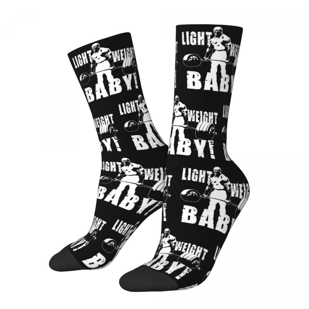 Ronnie Coleman Legging Day Working Out Merch Crew Socks Cozy Bodybuilding Fitness Middle Tube Sock Cute for Men's Best Gift