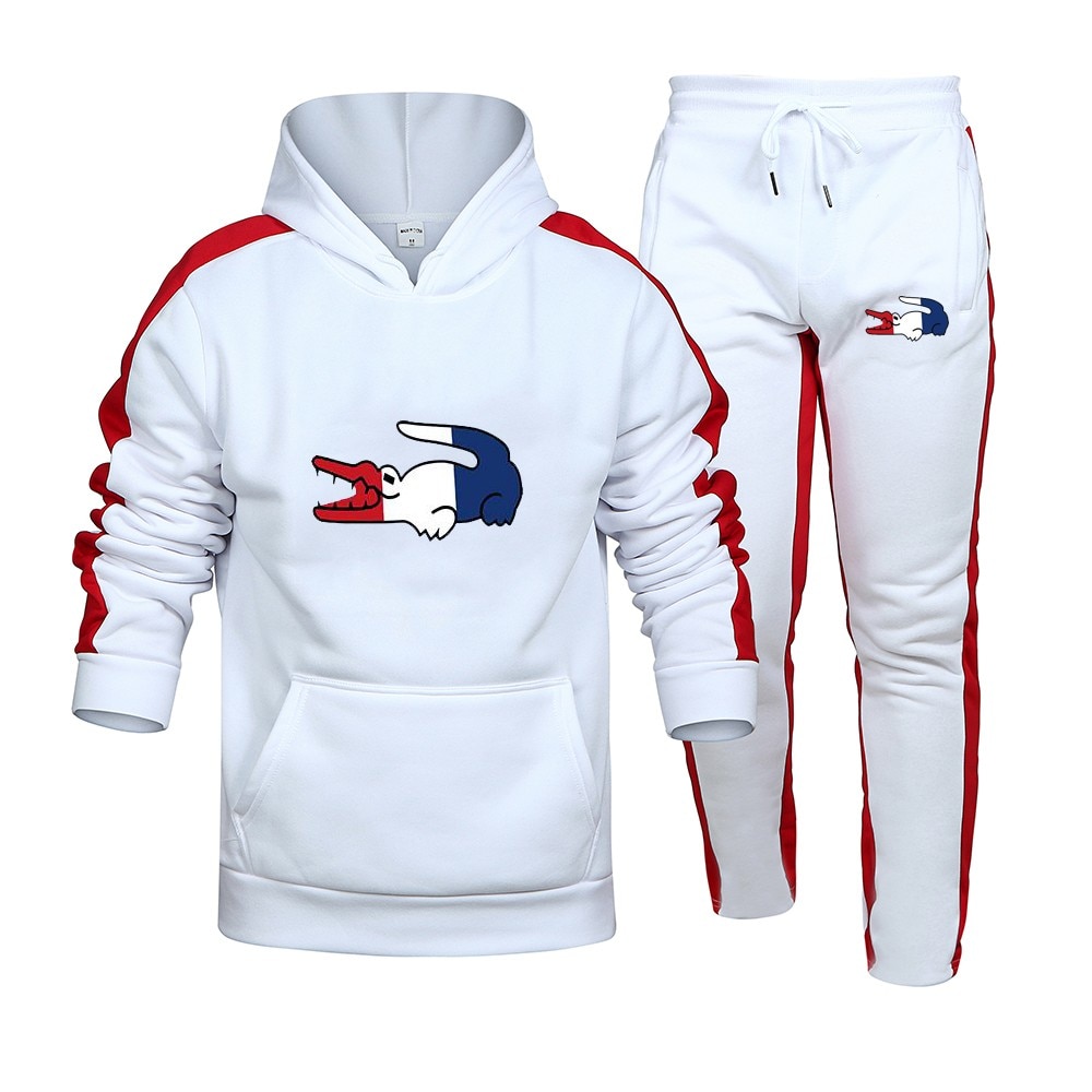 2023 autumn and winter sportswear men's two-piece sweatshirt+sweatpants sweatshirt hoodie casual men's clothing hoodie