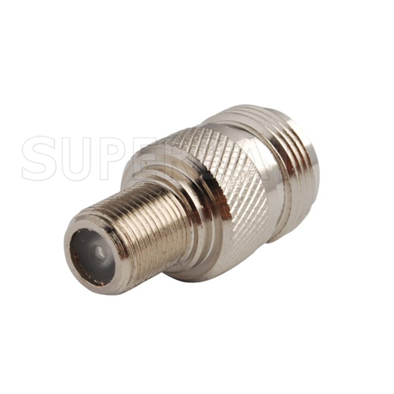 Superbat 5pcs N-F Adapter N Jack to F Female Straight RF Coaxial Connector