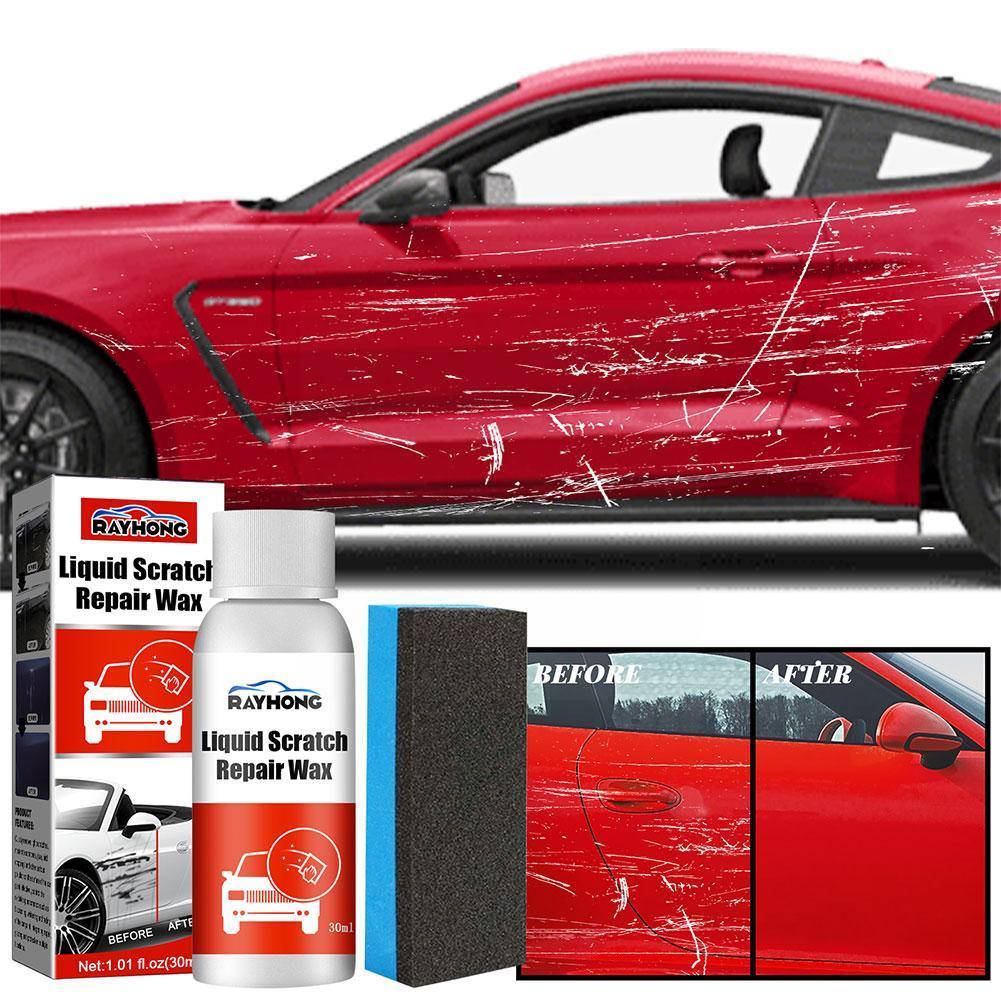 30ml Car Paint Scratch Repair Wax Polishing Kit Scratch Polish Tool Care With Agent Cleaning Paint Remover Repair Sponge Sc C8l1