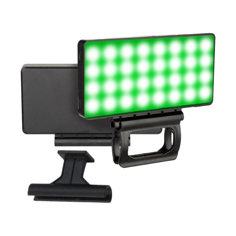 Portable LED Video Light Mini Selfie Clip Light 1500mAh Rechargeable Clip Video Lights For Webcam Lighting Zoom Call Lighting