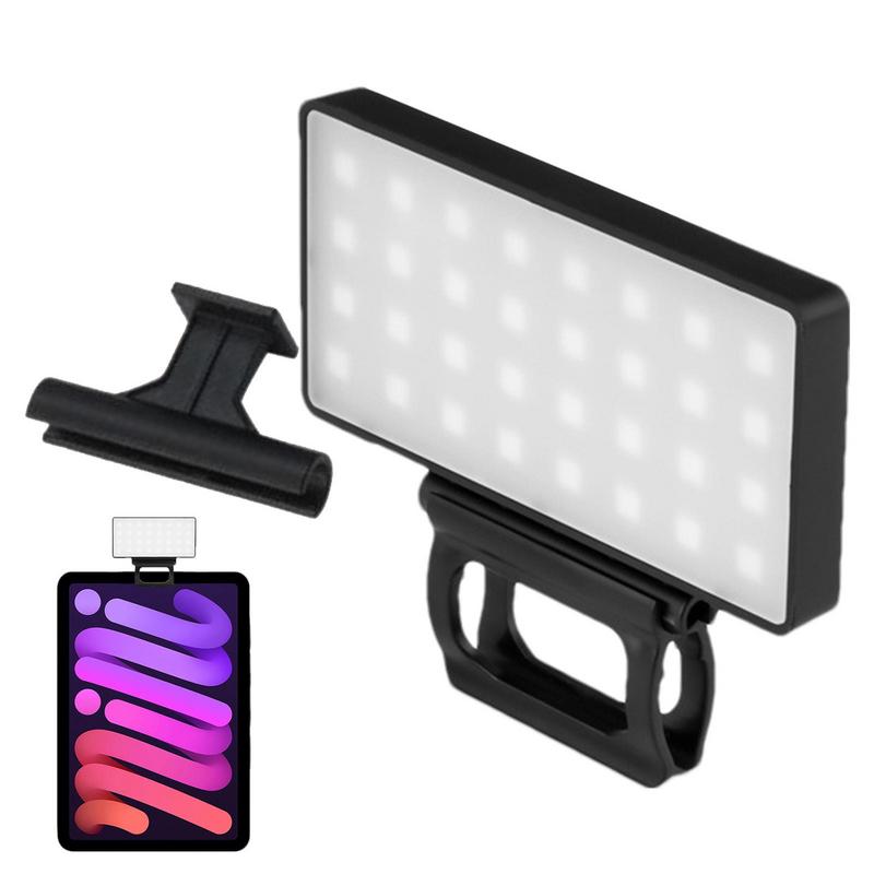 Portable LED Video Light Portable Light For Photography Portable LED Clip Light For Selfie Remote Working Distance Learning Live