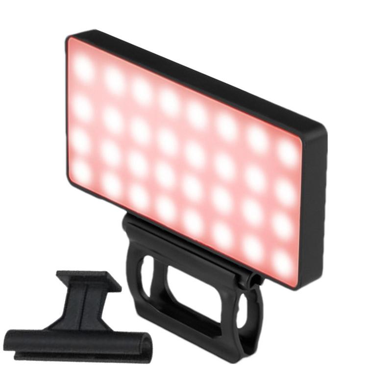 Portable LED Video Light Selfie Clip On Light Portable Photography Lighting 1500mAh Rechargeable For Webcam Lighting Zoom Call