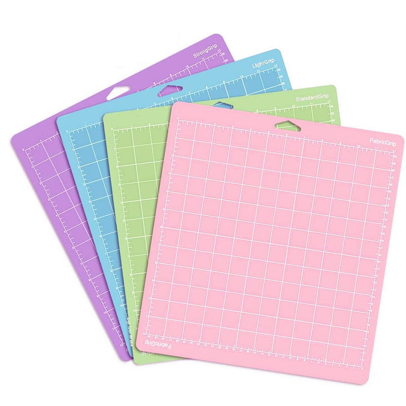 1Pcs New Mixed Color Engraving Machine Base Plate Cutting Mat for Cricut/cameo 4 with Adhesive Pvc Cutting Mats 33X35Cm