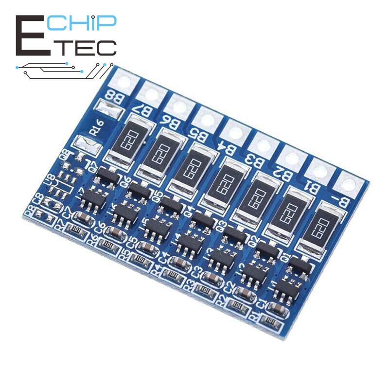 7S 29.4V 4.2V 18650 Lithium Battery Protection Board 66mA Polymer Battery Balance Module