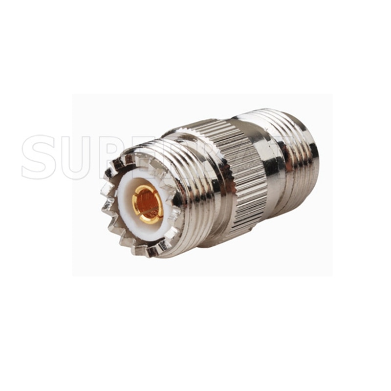 Superbat 5pcs N-UHF Adapter N Female to UHF Jack Straight RF Coaxial Connector