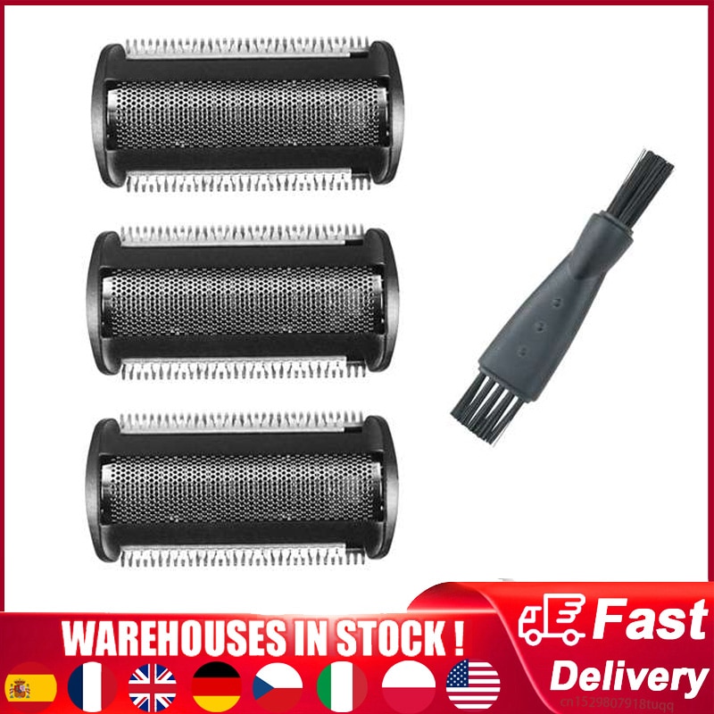3 Pack for Philips Bodygroom BG 2024 - 2040 S11 YSS2 YSS3 Series with Brush Shaver Head Replacement Trimmer