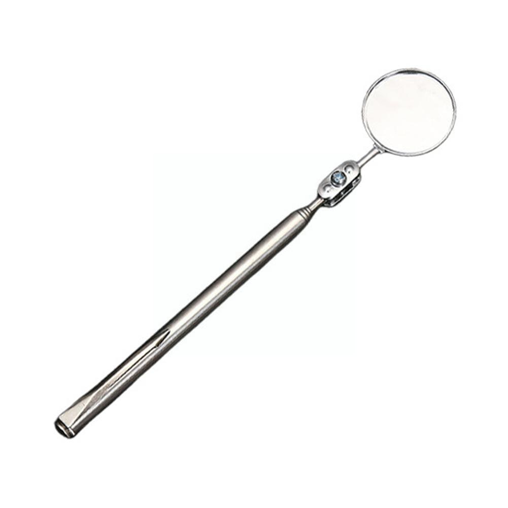Universal Inspection Mirror Portable Rotatable Car Inspection Len Detection Tool Mirror Round Telescopic E6V8