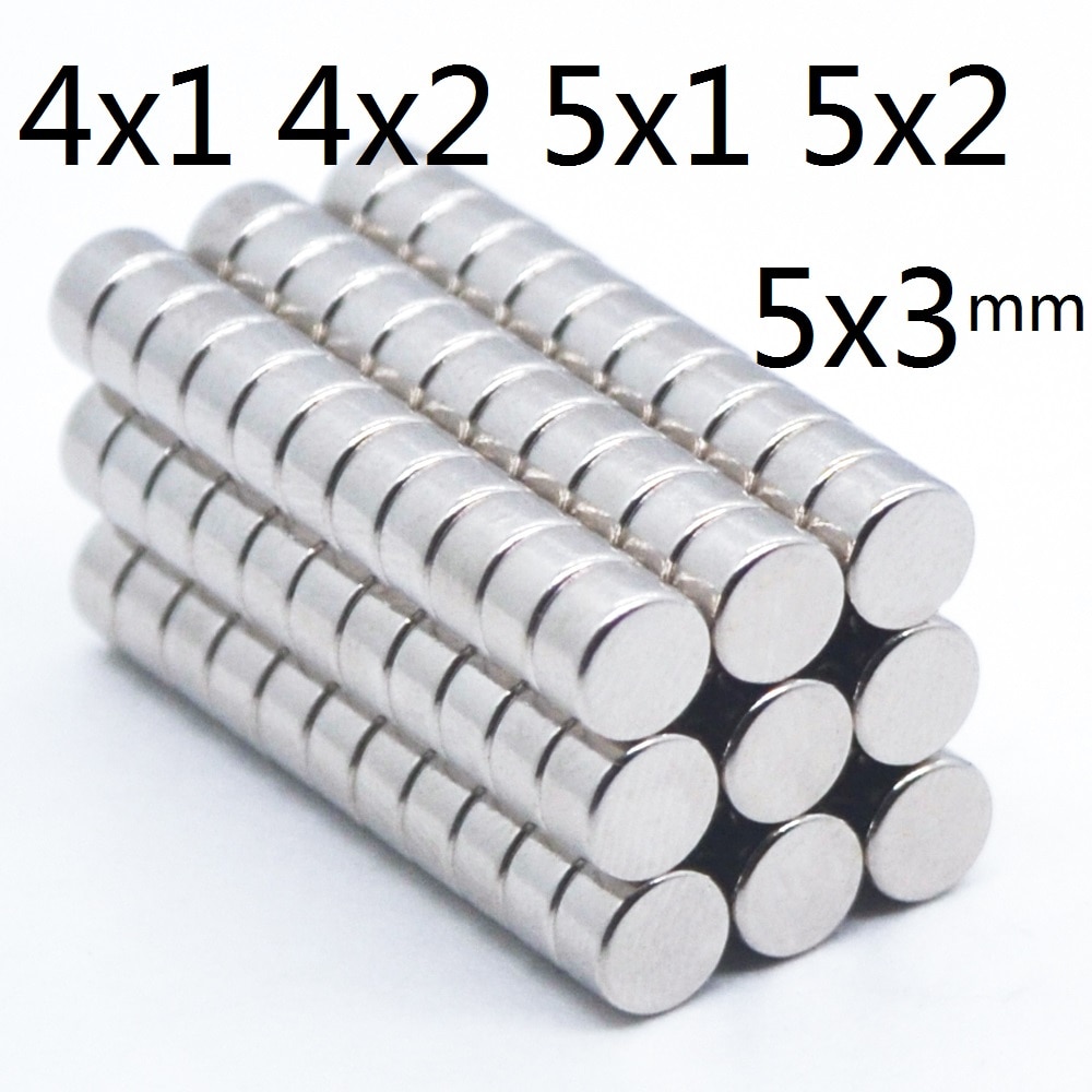 50pcs round magnet diameter 4*1 4*2 5*1 5*2 5*3mm small magnet round strong magnet neodymium magnet patch strong magnet magnet