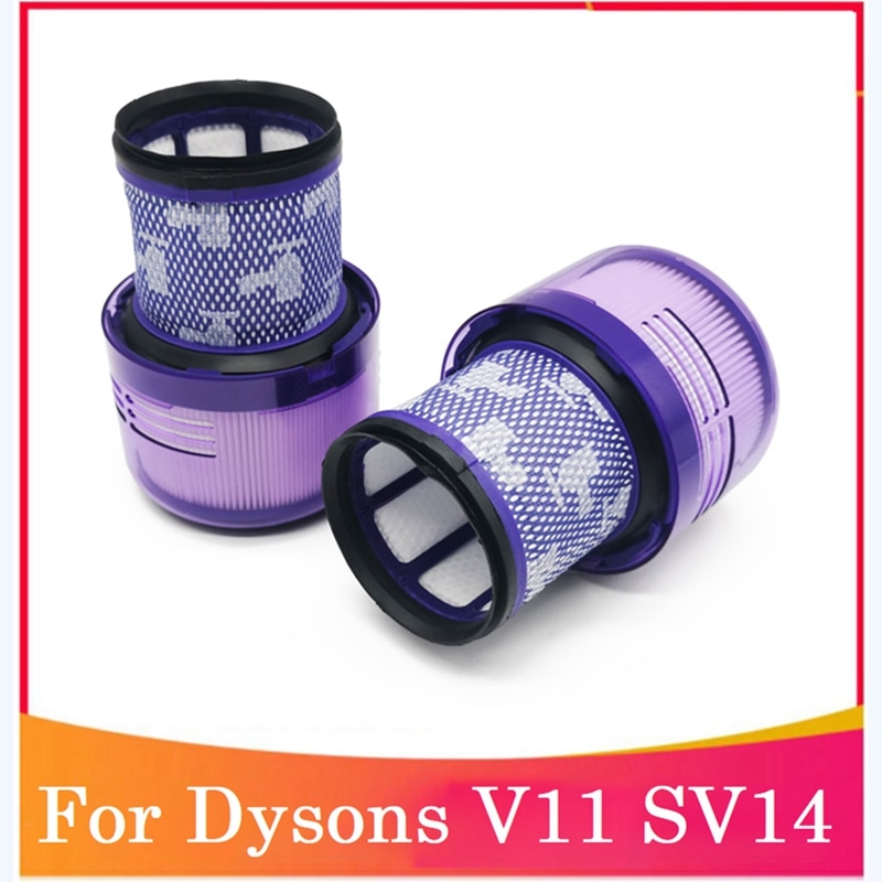 2Pcs HEPA Filter For Dysons V11 SV14 Cordless Vacuum Cleaner Replacement Exhaust Washable Filter