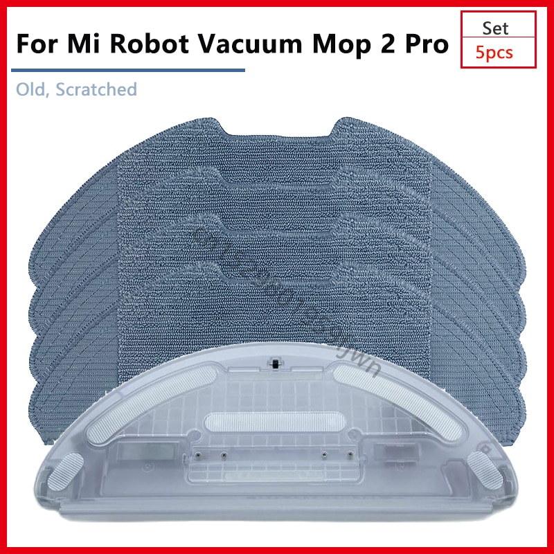 Original Water Tank Mop Rag Parts For Xiaomi Mija Mi Robot Vacuum Mop 2 Pro MJST1S MJST1SHW Robot Vacuum Cleaner Home Accesories