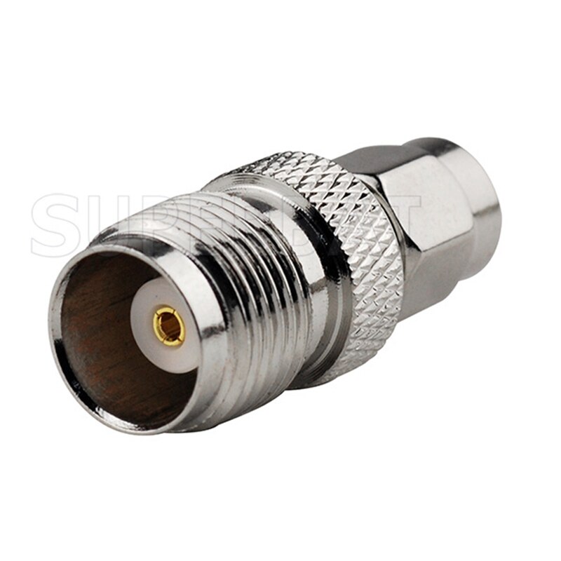 Superbat 5pcs SMA to TNC Adapter Revised SMA Male to TNC Female RF Connector Straight