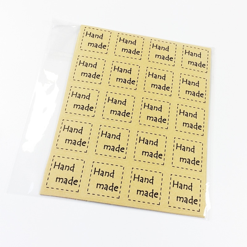 240PCS/Lot DIY Multifunction Square Hand Made seal Sticker for Handmade Products package label
