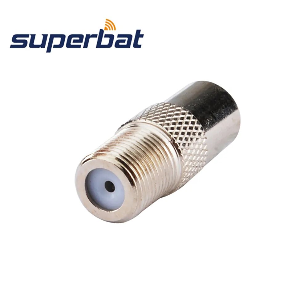 Superbat 5pcs DVB-T USB 2.0 Digital TV Male to F Female Straight RF Coaxial Connector