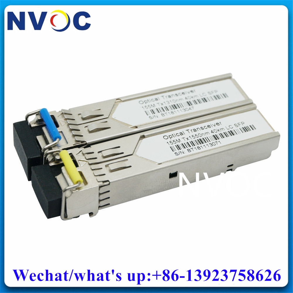 155Mbps SFP Bi-Directional Transceiver,40km,1310/1550 155M 100BASE-FX,Single Fiber,Bidi Simplex SC/LC Module For Cisco Switch
