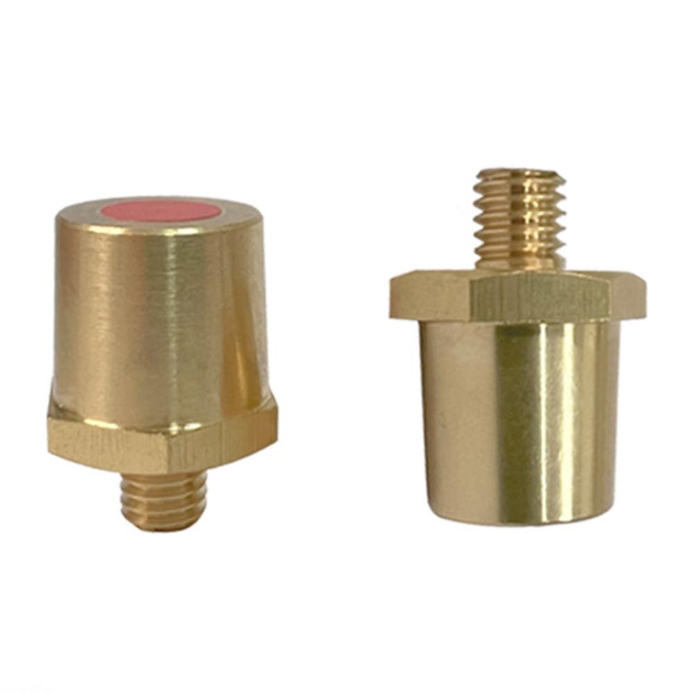 1 Pair Car Battery Terminal Post Clamps Clips Negative Positive M8 Threaded Round Column Battery Pole Repair Modified Accessory