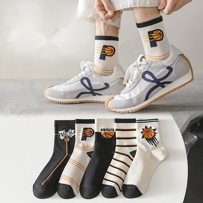 10pairs/lots Funny Soft Breathable Socks Skateboard Designer Fashion Harajuku Business Casual Classic Streetwear Socks