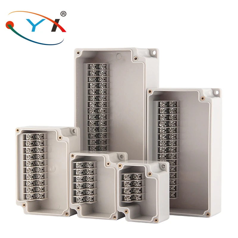 Customized Outdoor Plastic Distribution Enclosure Case Waterproof Terminal Junction Box Home Monitor Electric Cable Branch Box