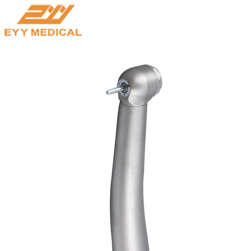 EYY Dentistry Hand Piece No LED High Dpeed Handpiece 3 Point Air Water Spray Push Button 2 4 Hole High Rotation Air Turbine